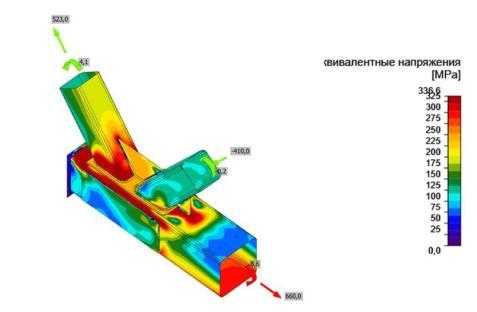 Local finite-element model of a steel roof connection