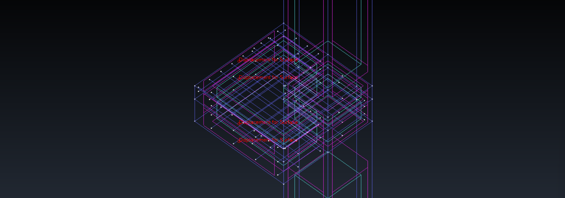 Detailed reinforcement model of the strengthened corner-column joint